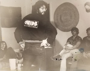 Randy Lynch and his jacket (John Amberg background right)
