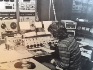 WSIU-FM control room  1977